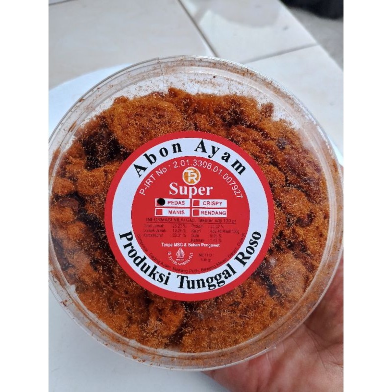

Restokobar Abon Ayam Tunggal Roso 100 Gram