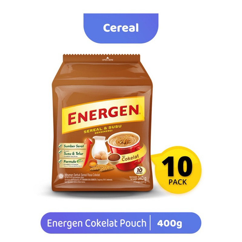 

Restokobar Energen Minuman Sereal Vanila 10 Pcs 340Gr