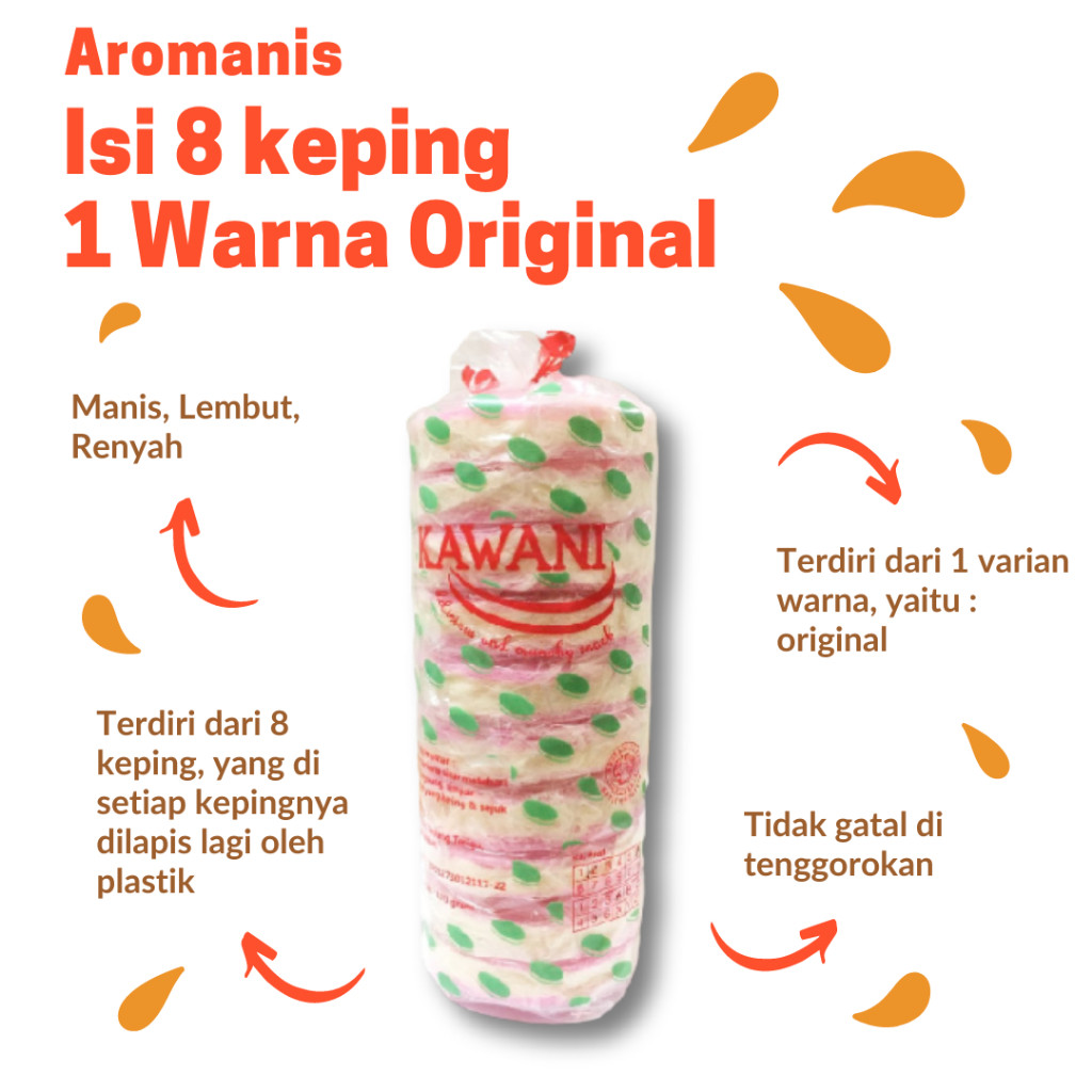 

Restokobar Aromanis Rambut Nenek Srikandi Kawani Isi 10 Manis, Lembut, Renyah