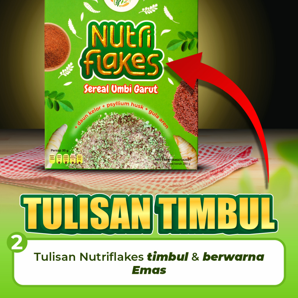 

Sega Tungtung Nutriflakes 2 Box Sereal Umbi Garut Asam Lambung Ori Bpom 280 Gram