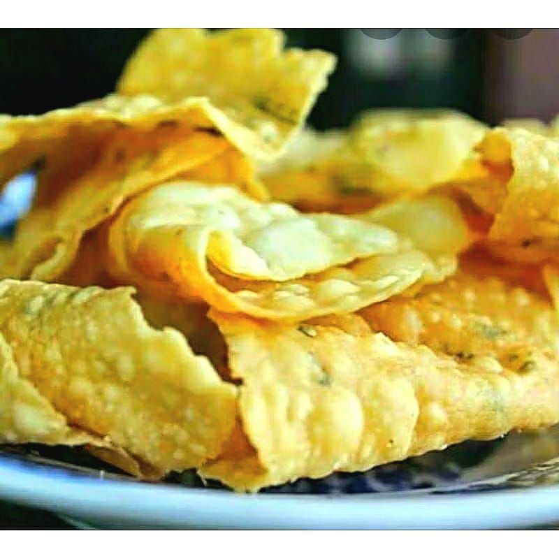 

Omahjajanan Keripik Pangsit/Bawang 1Kg / Bungkus Snack Makanan , Cemilan Crispy Snack & Food