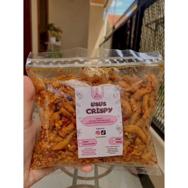 

Eumsig Keripik Usus Crispy 250Gr Kriuk Cikruh Original & Pedas Gurih Jajanan Cemilan Kerupuk Krispi