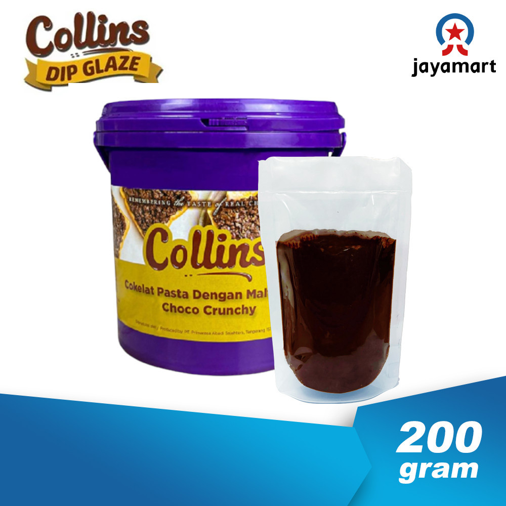 

Sega Tungtung Collins Choco Crunchy Repack 200 Gr Topping Cokelat Pasta Malt Krispi