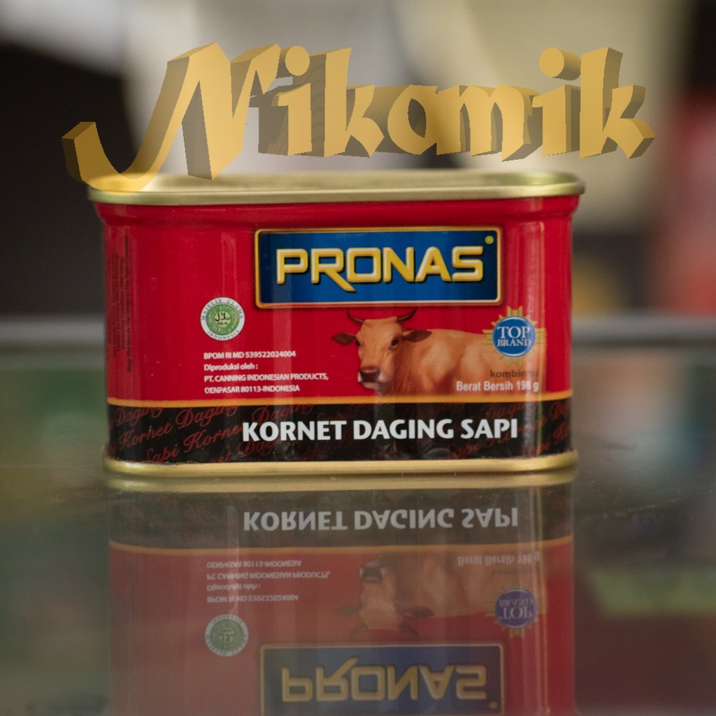 

Sega Tungtung Corned Beef Pronas 198Gr