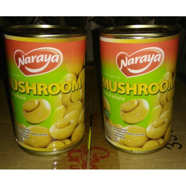 

Sega Tungtung Jamur Kancing Naraya / Moku / Mushrooms / Champignons / Canned