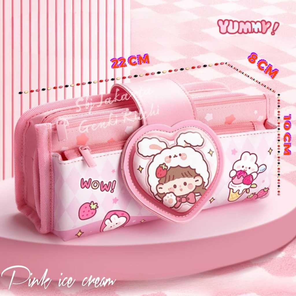 

KOTAK PENSIL TEMPAT PENSIL KBX CANDY HEART KAPASITAS BESAR KUALITAS PREMIUM