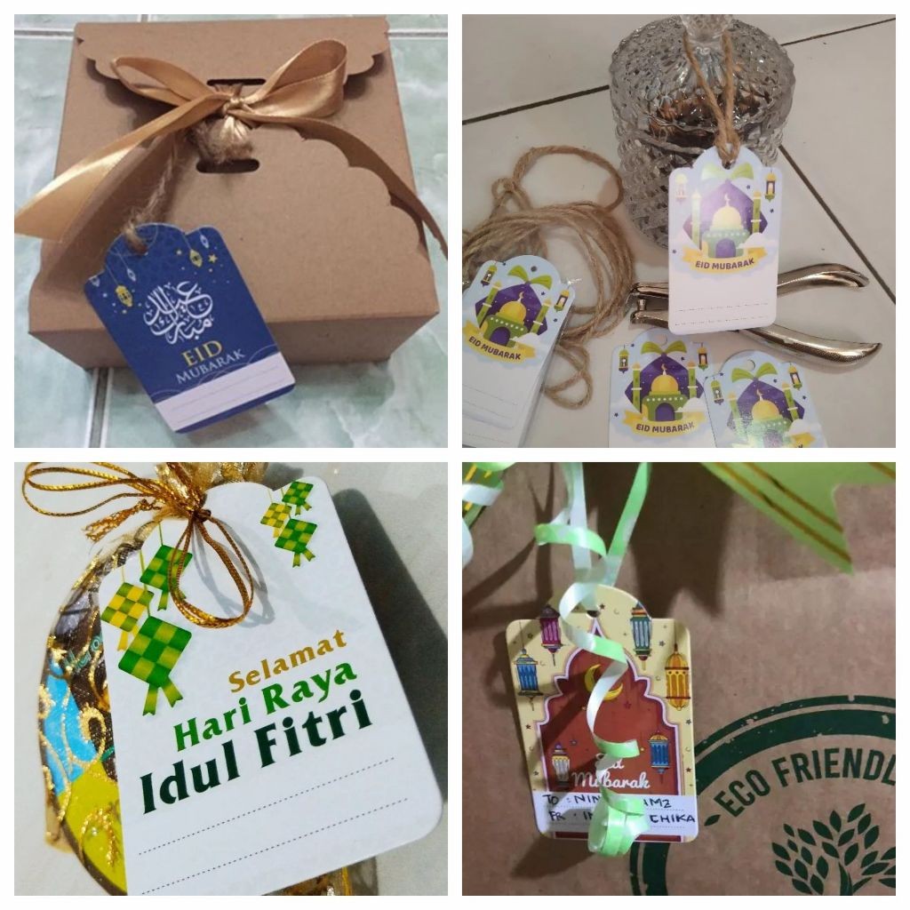 

HANGTAG HAMPERS LEBARAN - TAG HAMPERS IDUL FITRI - TAG EID MUBARAK - HANGTAG RAMADHAN