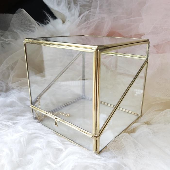 Tungtung Party Kotak Seserahan Wedding Ring Box Terarium Kalung Cincin Gelang Mahar