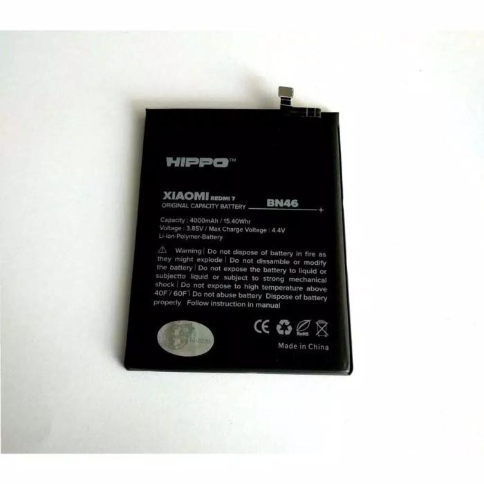 READY STOK Baterai Hippo Redmi 7 BN 46 Batre HIPPO Redmi 7 - Note 8 BN46 ORI