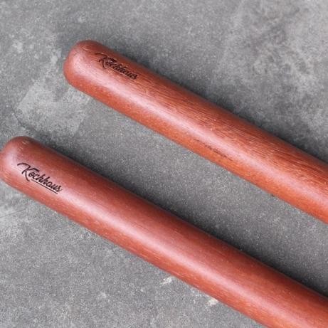 

Wooden Rolling Pin Kayu Honey Bengkirai Made Indonesia 50 Cm Panjang