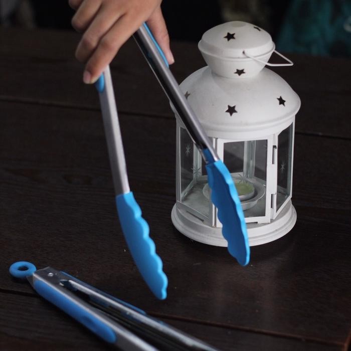 

Silicone Tong / Capitan Tongs Jepitan Makanan Tahan Panas Silikon