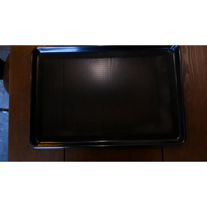 

Perforated Non-Stick Baking Tray Hitam Anti Lengket Lubang