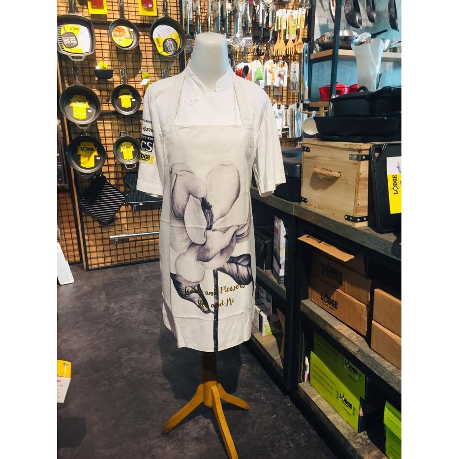 

Cotton Apron Rain Forest / Celemek Masak Katun Import