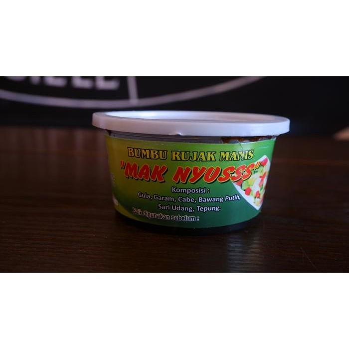 

Moroseneng Bumbu Rujak Manis Mak Nyusss Rujak Buah 250 Gr