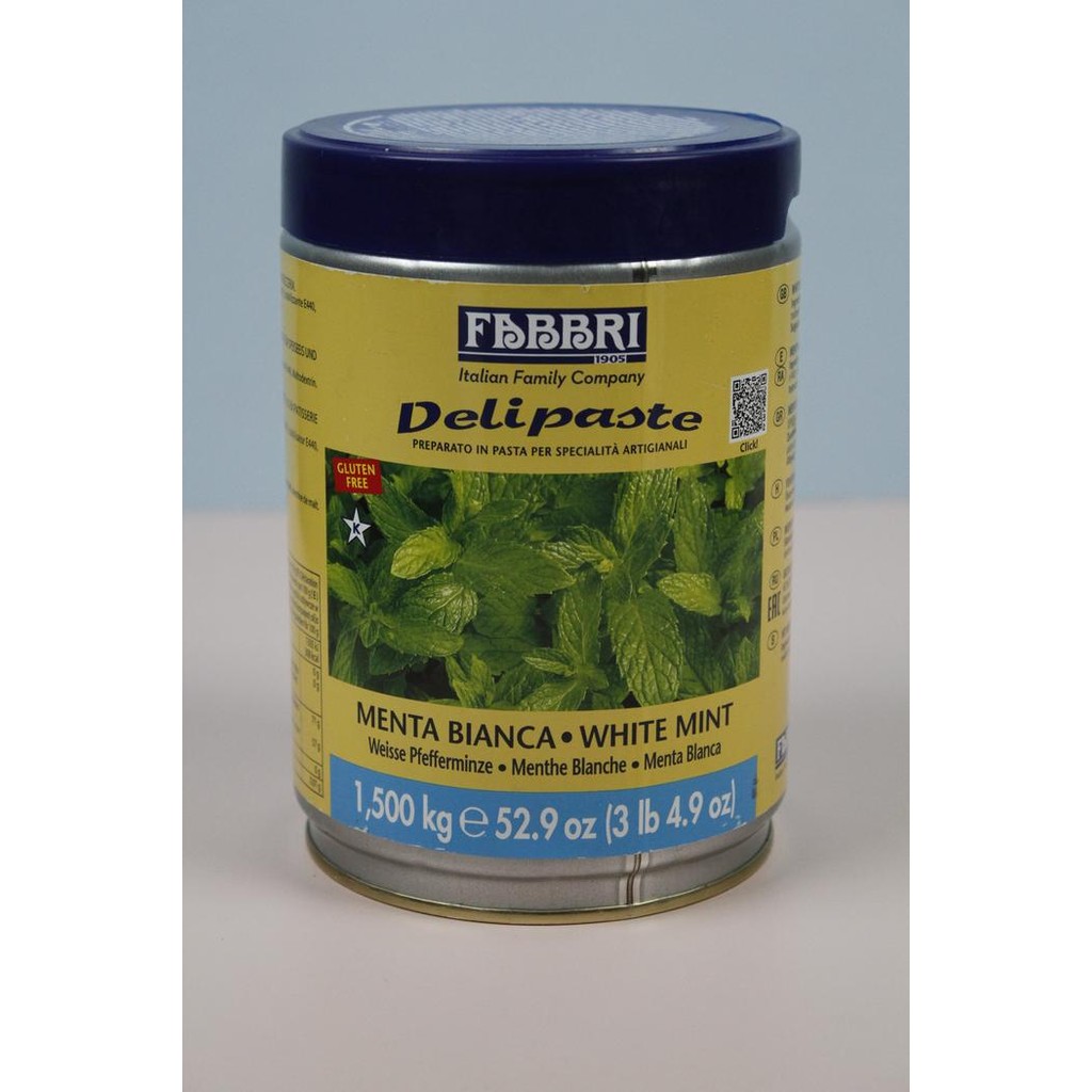 

Fabbri Delipaste White Mint 100Gr Flavour Peppermint Ice Cream Pastry