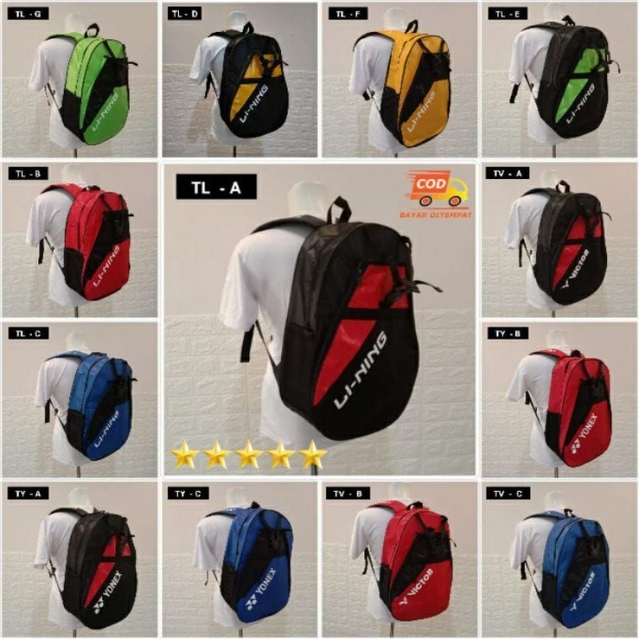 JK_WI01 Tas ransel Badminton tas raket badminton tas sepatu badminton 774