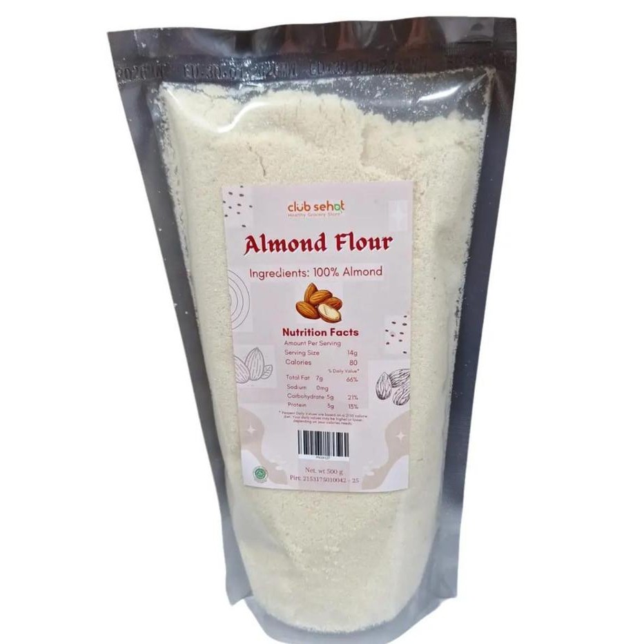 

Terlaris Club Sehat Almond Flour Tepung Almond 500Gr