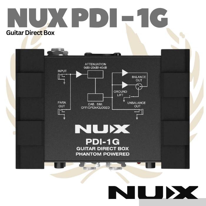 TERLARIS NUX PDI-1G Guitar & Bass DI BOX - Direct Box PDI 1G SALE