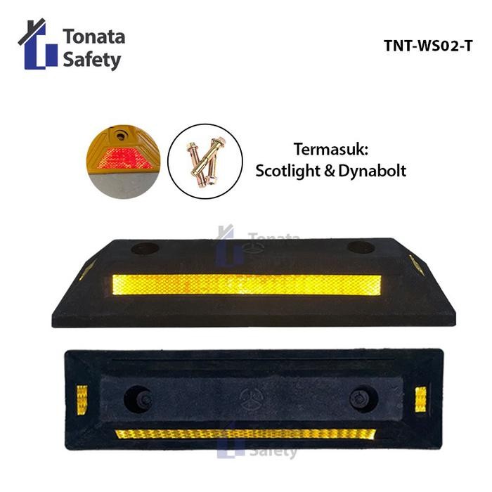 

Wheel Stopper Rubber / Pengganjal Ban / Batas Parkir TNT-WS02