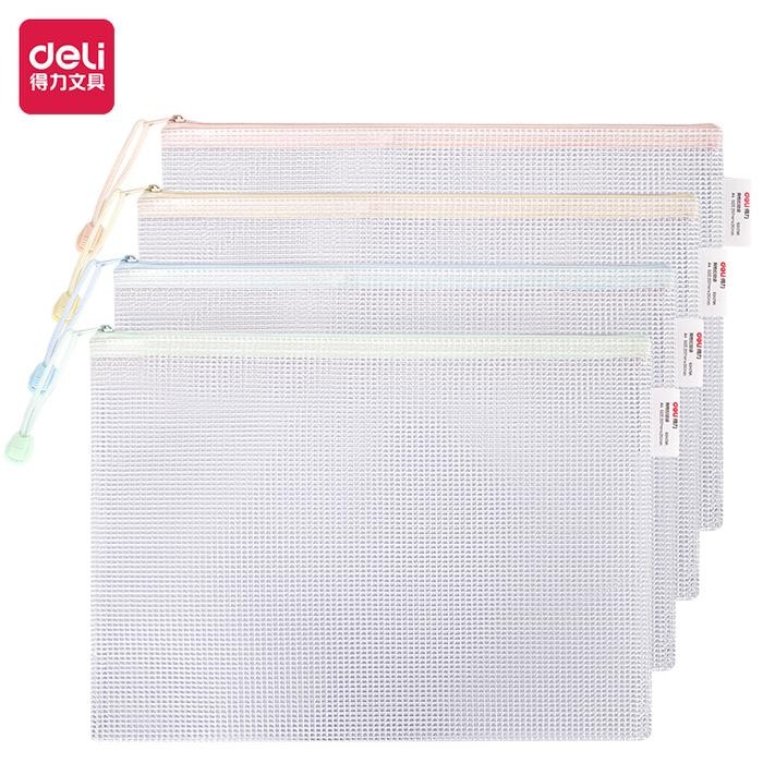 

Deli Zip Bag / Pouch Transparan Serbaguna A4 A5 Tebal 637XX