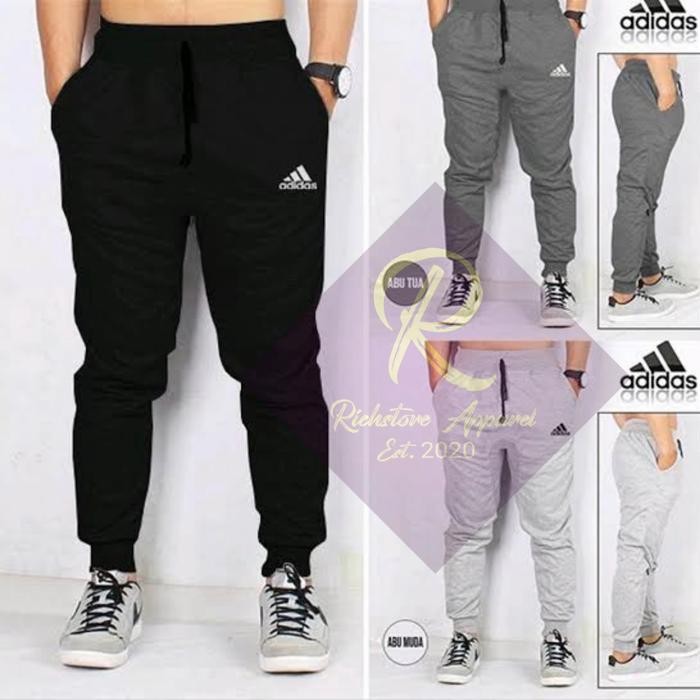 PREMIUM celana training pria jumbo adidas xxl xxxl xxxxl xxxxxl unisex sporty