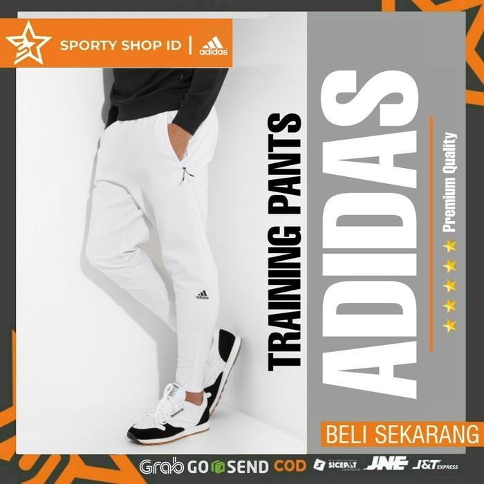 PREMIUM CELANA TRAINING RUNNING OLAHRAGA PRIA ADIDAS ZNE PUTIH GRADE ORIGINAL
