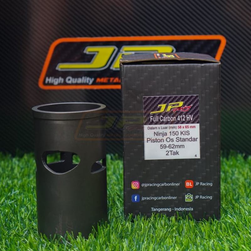 JP racing carbon liner KAWASAKI NINJA KIS 1827 old FULLCARBON 412hv ORIGINAL GENUINE ASLI JPLiner