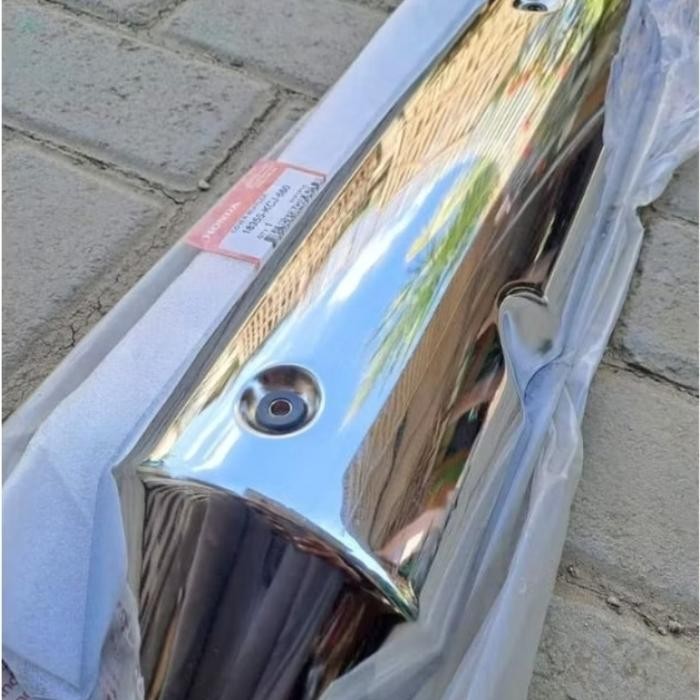 PREMIUM cover tutup knalpot honda tiger revo original baru AHM