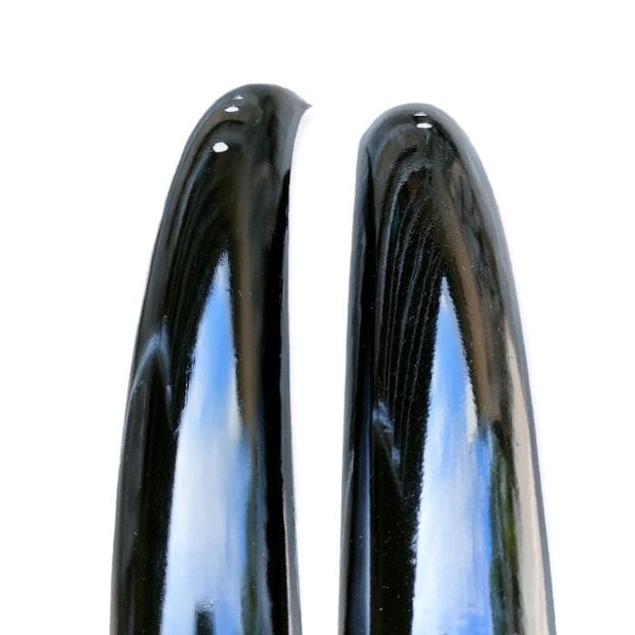 PREMIUM SPAKBOR SEPEDA 26 INCH RING 26" MUDGUARD FENDER MTB FEDERAL MINI CTB CITY BIKE HITAM SLEBOR