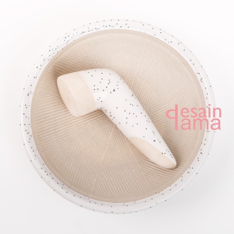 Cobek Keramik dan Uleg Keramik Kekinian "GEMMA"