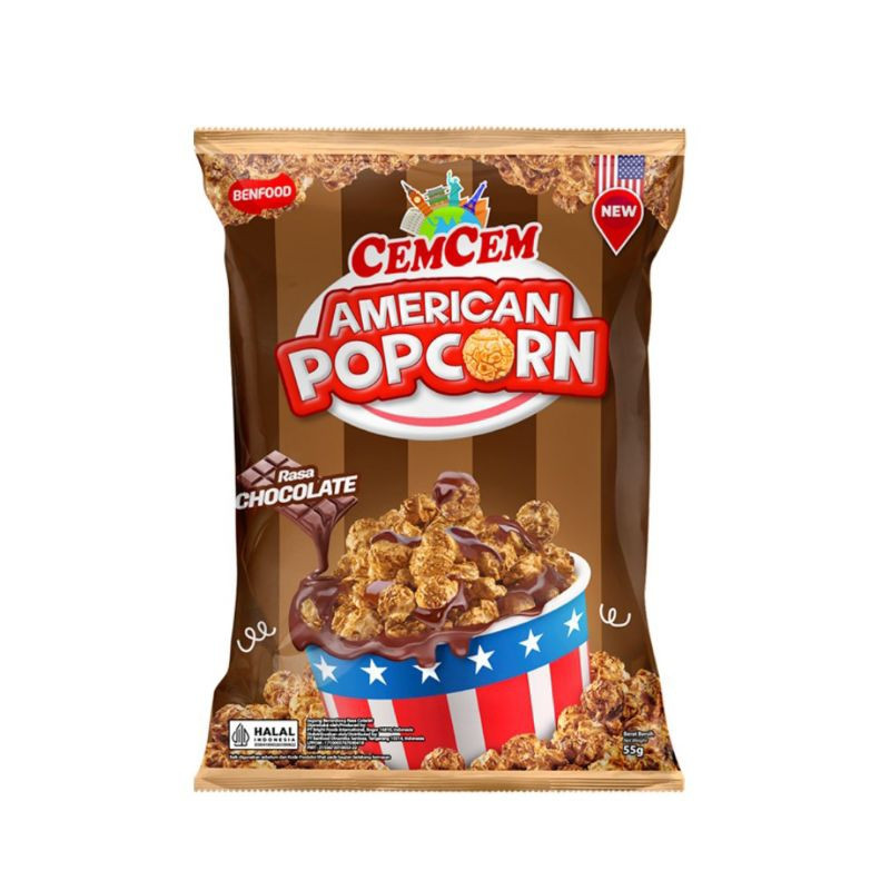

Cem Cem Popcornz Rasa Caramel / Balado / Cokelat 55gram