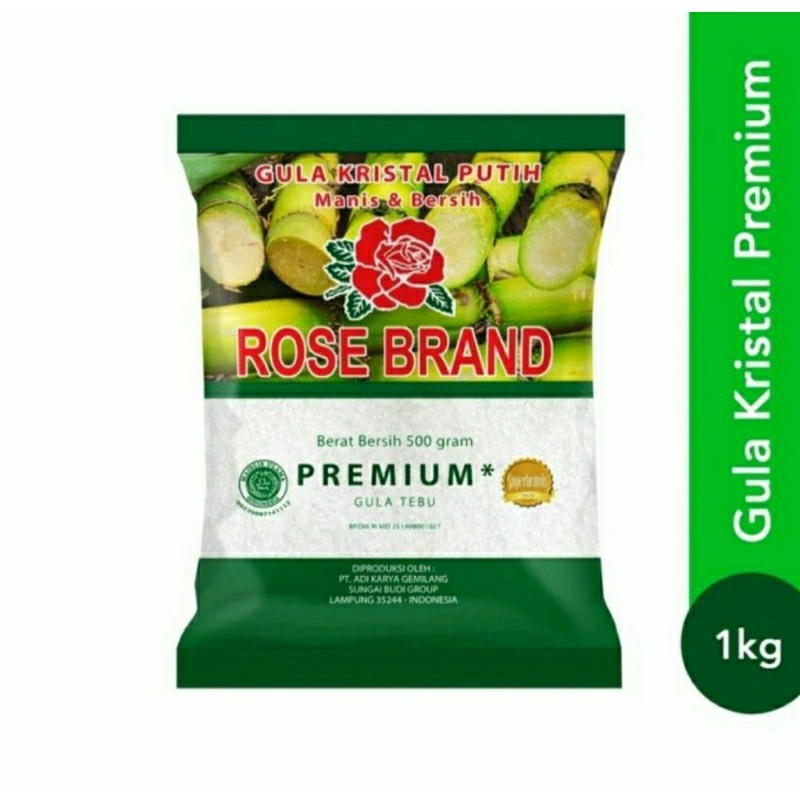 

Gula Pasir Rose Brand Hijau Premium 1kg
