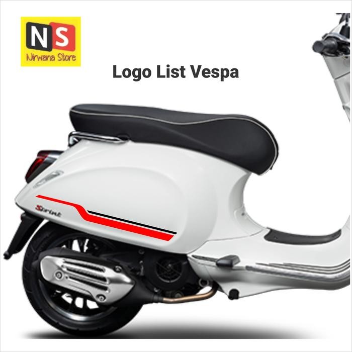 Stiker List Vespa - Cutting Stiker Strip Vespa Matic - Sprint Primavera Motorcycle