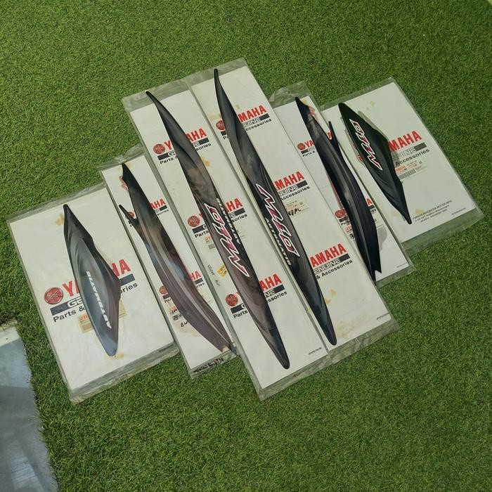 Striping Mio Hitam Jari Jari / Graphic Mio Sporty Hitam 2007 Ori YGP