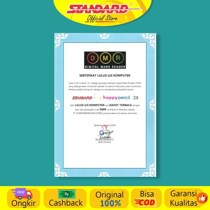 

Ready JT STANDARD HAPPY PENCIL 2B - 12 PCS