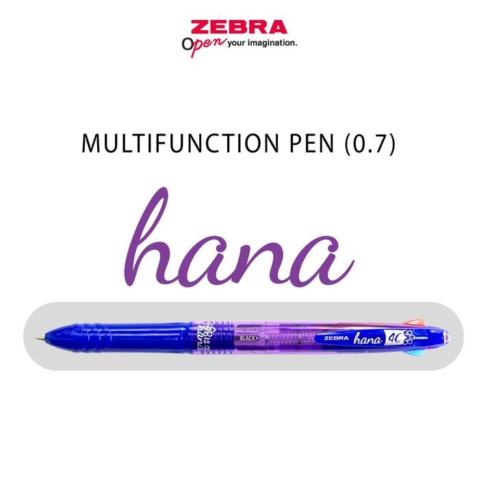 

Ready JT ZEBRA Hana-4C 0.7 - Multifunction Pen