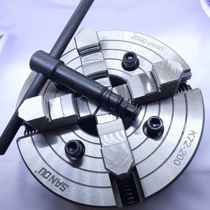 Ready Chuck Clow Bubut 10Inchi 250Mm Kaki 4 Baru