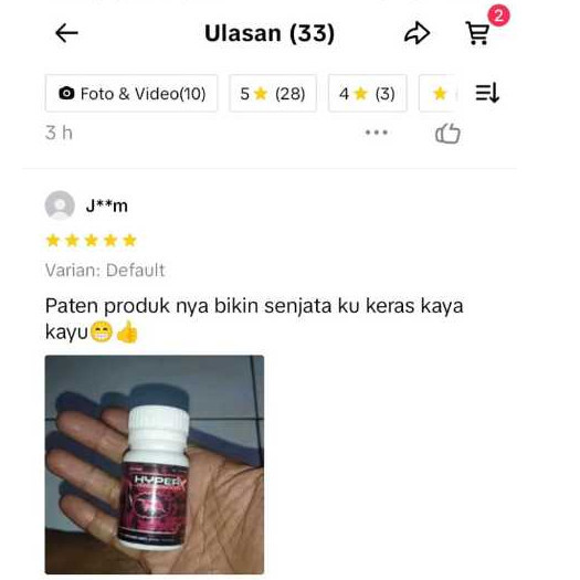 

Madu Bubuk Hiperx Original Penambah Stamina Kuat Tahan Lama