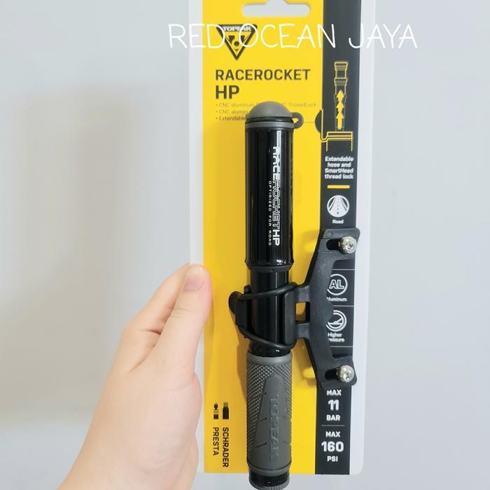 Minipump topeak race rocket 160pso mini pump pompa sepeda racerocket