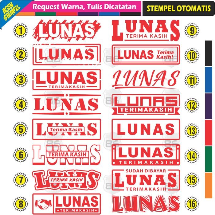 

Ready JT STEMPEL LUNAS OTOMATIS TINTA DIDALAM