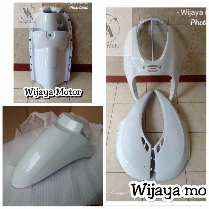 Bodi Belakang+Tameng+Leksil Kunci+Laci+Spakbor Depan Scoopy Karbu Murah