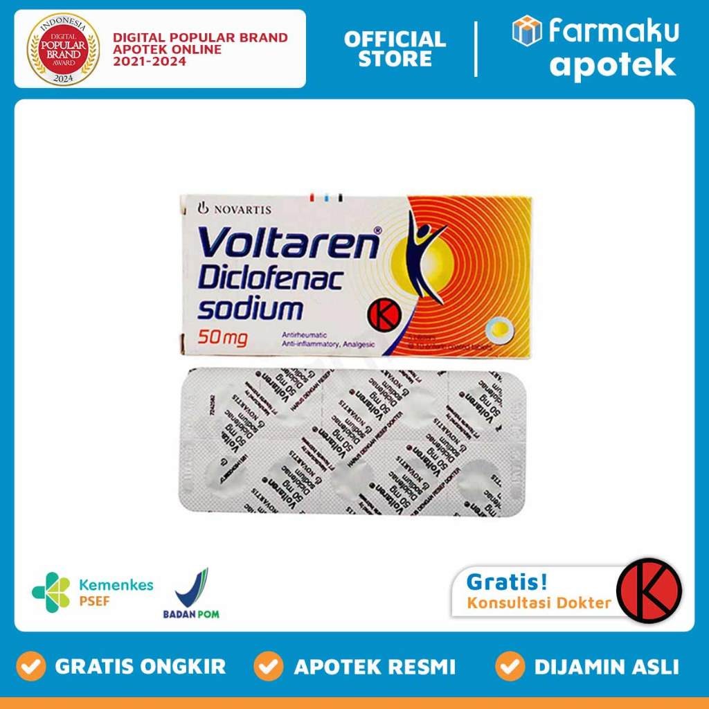 Voltaren 50 mg Tablet Blister 10 tablet salut enterik
  - KGS