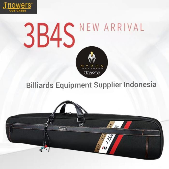 Tas Billiard JFlowers 3B4S~JFlowers Cue Case Butterfly~Soft Case