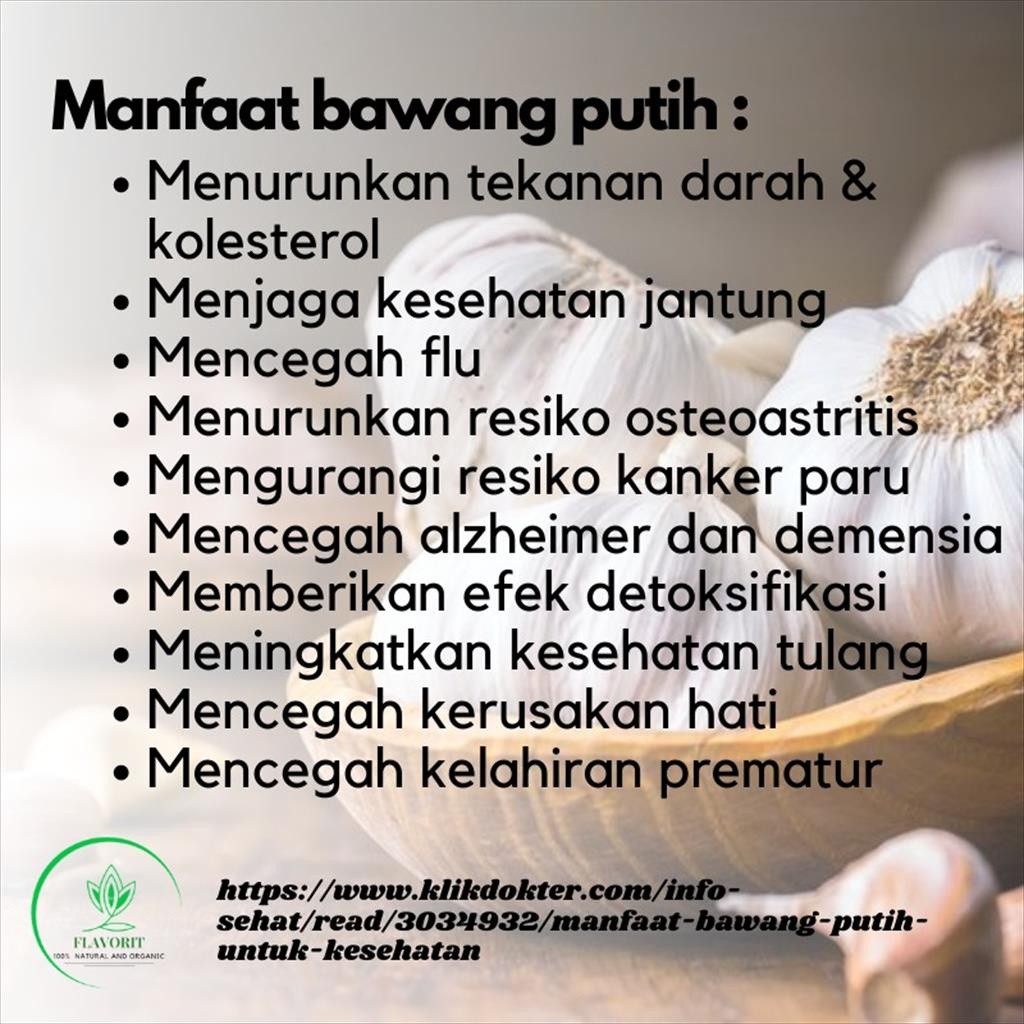 

Garlic Powder / Bawang Putih Bubuk 1 KG Murni Halal Import Kualitas