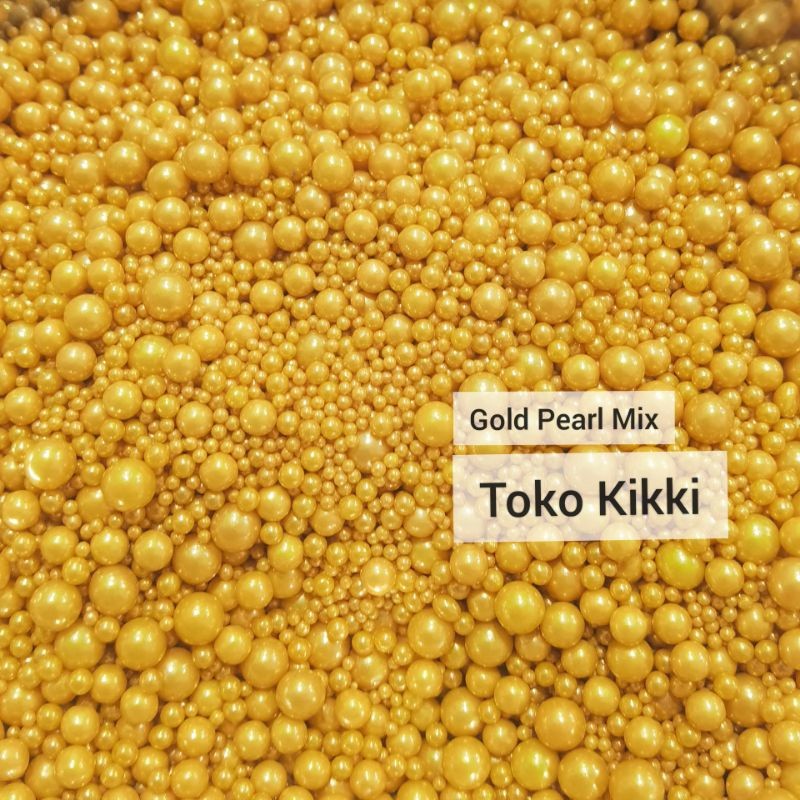 

Bola Sprinkles Hiasan Kue Gold Pearl / Mutiara Sprinkle - Dekorasi Kue ( Emas / Biru / Putih / Merah