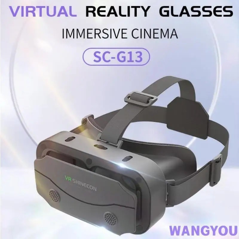 G13 VR Glasses VR Smart Glasses Headset Smart Glasses Helmet Video Game Binoculars For 5-7 Inches Sm