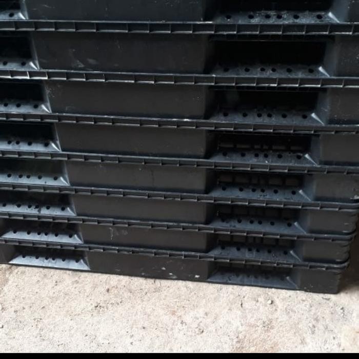 

Pallet Plastik Bekas Ukuran 110X140X10Cm Double Jaring. Dengan Kapasit #Gratisongkir