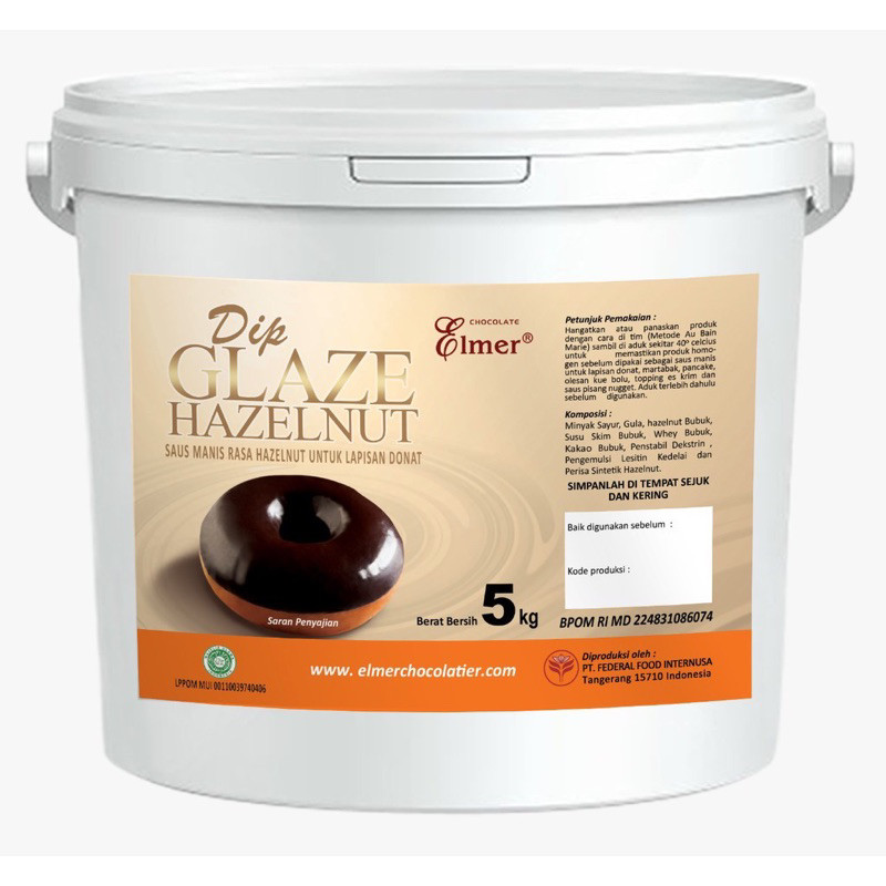 

Elmer Dip glaze Hazelnut 500gr - REPACK