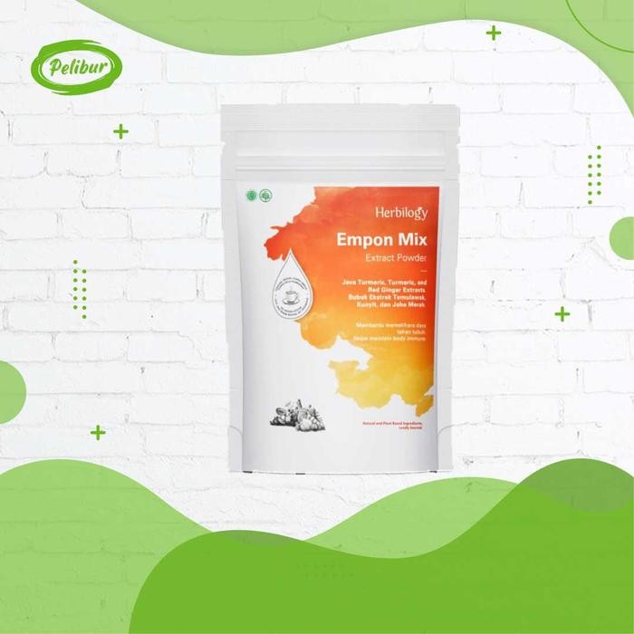 

Terlaris Herbilogy Empon Mix (Bubuk Ekstrak Kunyit, Temulawak, Jahe Merah) 100G Air Powder