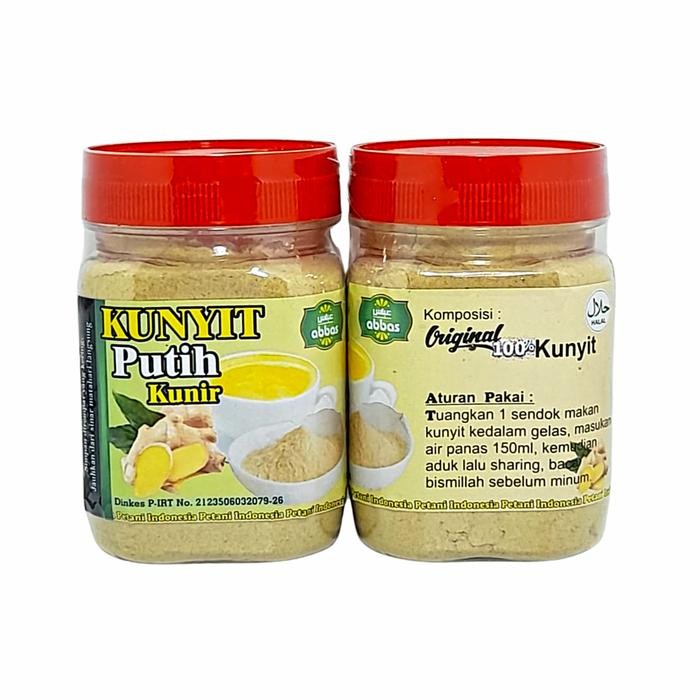 

Terlaris Serbuk - Bubuk Kunyit Putih - Kunir Putih Murni 100%